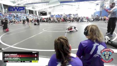 60 lbs Round 1 (4 Team) - Jesse Wright, East Kansas Eagles Red vs Hunter Howell, Untouchables Purple