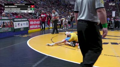 107 lbs First Round - Max Jovenetti, St. Marys vs Mason Keesecker, Derry Area
