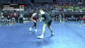 2A-190 lbs Champ. Round 1 - Sam McDonald, Winterset vs Dru Diaz, Assumption, Davenport