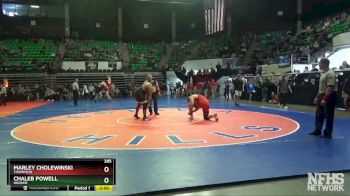 285 lbs Champ. Round 1 - Marley Cholewinski, Thompson vs Chaleb Powell, Hoover