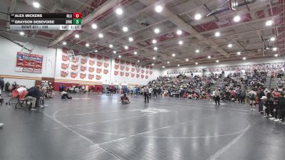 138 lbs Cons. Round 5 - Alex Mickens, Olentangy Liberty vs Grayson Debevoise, Columbus St. Francis DeSales