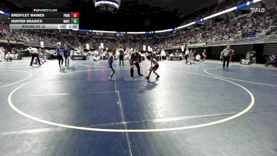 65 lbs Round Of 32 - Brentley Maines, Punxsutawney vs Hunter Bradick, Maplewood