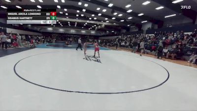 149 lbs Champ. Round 1 - Miguel Arcila Londono, Bridgewater State vs Seamus Hartnett, Springfield College