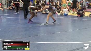 120 lbs Cons. Round 4 - Sean Oser, B.R.A.W.L vs Marlo Clark, Independent