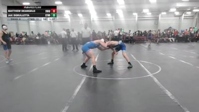 120 lbs Round 3 (10 Team) - Jax Sgrulletta, CHWHALE Blue vs Matthew DeAngelo, Savage WA Black