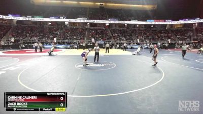 II-131 lbs Quarterfinal - Zach Rooks, Palmyra Macedon vs Carmine Calimeri, Southwestern