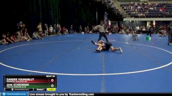 125 lbs Cons. Round 1 - Izak Schroeder, Trojan Warrior Elite vs Zander Youngblut, Immortal Athletics WC