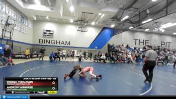 116 lbs Champ. Round 1 - Andrew Winward, Davis Wrestling Club vs Parker Yorgason, Fremont Wrestling Club