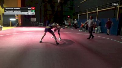 138 lbs 17th Place Match - Clayton Strang, Alburnett vs Sawyer Wieland, Independence