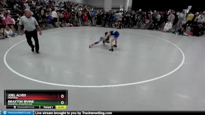 70 lbs Champ. Round 2 - Braxton Irvine, Immortal Athletics WC vs Joel Alves, Montana