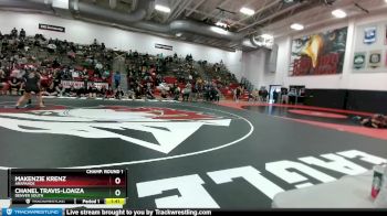 130 lbs Champ. Round 1 - Chanel Travis-Loaiza, Denver South vs Makenzie Krenz, Arapahoe