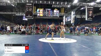 120 lbs Cons 32 #2 - Gabriel Taboa, Idaho vs Cash Stewart, Wisconsin