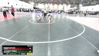 144B Semifinal - Fisher Butler, Neosho vs Anthony Noble, McAlester