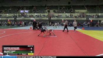 65 lbs Cons. Round 3 - Easton Hamacher, Pursuit Wresting Minnesota vs Beckett Rust, Legends Of Gold