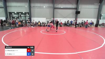 54 kg Rr Rnd 2 - Dylan Macaluso, Beat The Streets NYC vs Emmett Erdely, Knights Wrestling Club