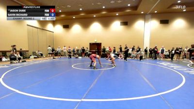 150 lbs Champ. Round 2 - Jason Dube, Pennsylvania vs Gavin Richard, Pennsylvania