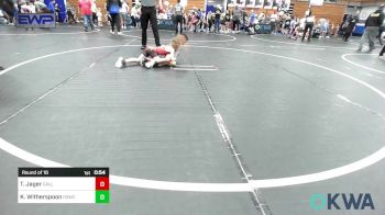 60 lbs Round Of 16 - Toby Jager, Carl Albert vs Kingston Witherspoon, D3 Wrestling Cluib