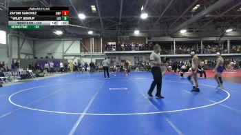 133 lbs Cons. Round 1 - Zaydin Sanchez, Simpson vs Wiley Jessup, Loras