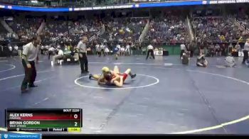 2 lbs Quarterfinal - Alex Kerns, Madison vs Bryan Gordon, West Stokes