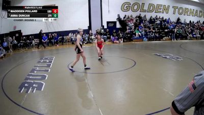 130 lbs Champ. Round 1 - Maddisen Pollard, General Mclane Hs vs Anna Duncan, South Park Hs