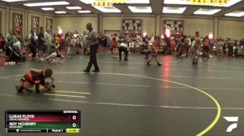 52 lbs Semifinal - Roy McHenry, Doughboy vs Lukas Floyd, SoCal Hammers