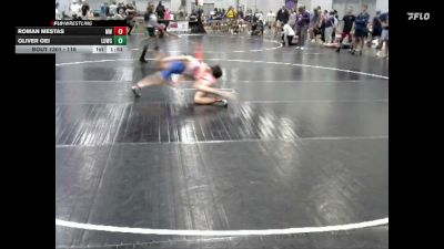 116 lbs Champ. Round 1 - Roman Mestas, Modern Warrior vs Oliver Oei, Level Up Wrestling Center