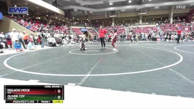 73 lbs Cons. Round 3 - Oliver Coy, Maize WC vs Malachi Mock, RSA