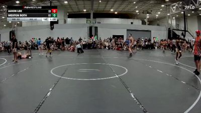 140 lbs Round 3 (4 Team) - Weston Roth, Kardiac Kidz vs Jaxon Lee, Smitty`s Barn
