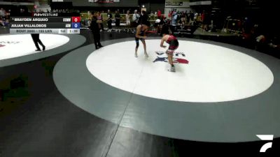 155 lbs Cons. Round 5 - Brayden Arguijo, Central Coast Most Wanted Wrestling Club vs Julian Villalobos, Ayala Smash Wrestling