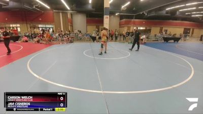 125 lbs Round 1 - Carson Welch, Legacy Wrestling Club vs Javi Cisneros, ReZults Wrestling