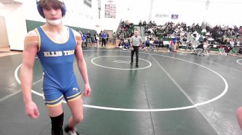 126 lbs Quarterfinal - Edwin Lovely, Ellis Tech vs James Feather, Brookfield/Shepaug