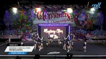 Mustang Cheer All Stars - Renegades [2023 L5 Senior - D2 Day 2] 2023 Spirit Celebration Christmas Grand Nationals