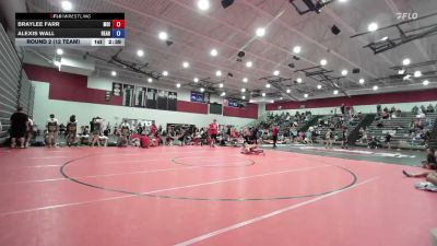 115 lbs Round 2 (12 Team) - Braylee Farr, Missouri Impact vs Alexis Wall, Heartland Eagles