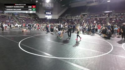 92 lbs 1st Place Match - Everett Dumbleton, Bear Cave Wrestling Club vs Jordan Williams, Black Fox Wrestling Academy