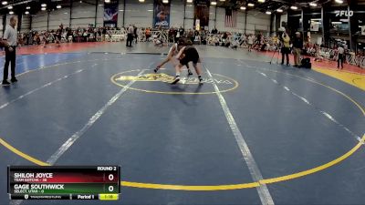 100 lbs Rd# 2 10:30am Friday - Shiloh Joyce, Team Gotcha vs Gage Southwick, SELECT, Utah