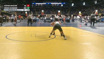 120 lbs Round Of 32 - Santino McGlone, Philadelphia vs Dennis Schneider, Hughesville