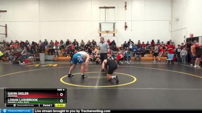 DIVISION 26 lbs Round 2 - Logan Lashbrook, Waverly-Shell Rock vs Gavin Sigler, Anamosa