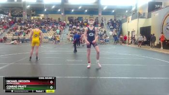 150 lbs Cons. Round 2 - Michael DeCosta, Gilman School vs Conrad Pratt, Saint Paul`s School