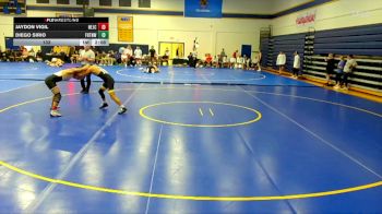 133 lbs Round 3 (6 Team) - Jaydon Vigil, Northeastern Junior College vs Diego Sirio, Fort Hays Tech Northwest