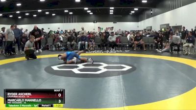100 lbs Round 3 (6 Team) - Marcarlo Mannello, Mat Assassins vs Ryder Ascherl, California Black