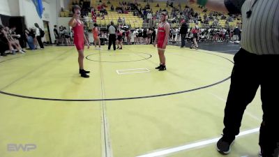 106 lbs Round Of 16 - Abram Corbett, Fort Gibson vs Chance Stenzel, Grove