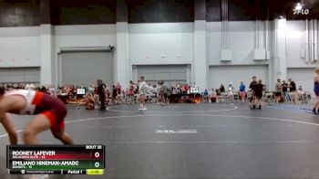 125 lbs Round 7 (10 Team) - Emiliano Hineman-Amador, Bandits vs Rooney Lafever, Oklahoma Elite