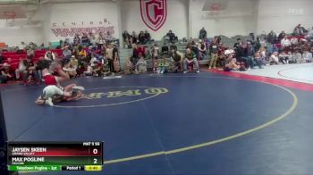 120 lbs Cons. Round 4 - Jaysen Skeen, Grand Valley vs Max Pogline, Falcon