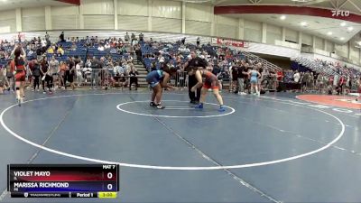 155 lbs Cons. Round 2 - Violet Mayo, IL vs Marissa Richmond, MI