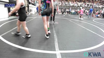 110 lbs Quarterfinal - Taylor Marlow, Smith Wrestling Academy vs Jadyn Walker, Harrah Little League Wrestling