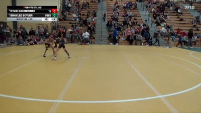 55 lbs 3rd Place Match - Braylee Botler, New Prague Wrestling vs Kylie Nachreiner, Team Nazar