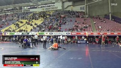 285 lbs Semis (4 Team) - Ian Clifford, Indiana Tech vs Shane Mattson, Montana State-Northern