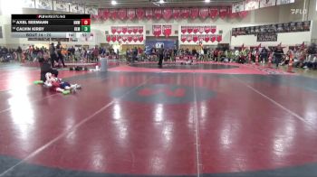 70 lbs Champ. Round 1 - Axel Seemann, No Nonsense Wrestling vs Calvin Kirby, Bemidji