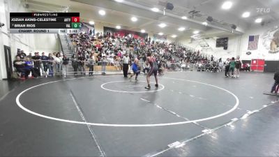 190 lbs Champ. Round 1 - Brian Rios, Valencia/Placentia vs Joziah Akins-Celestine, Antelope Valley