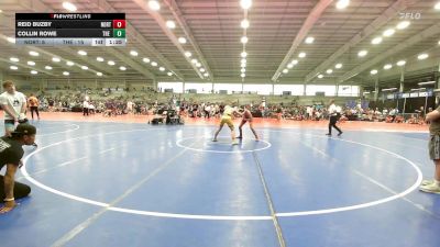 132 lbs Rr Rnd 3 - Reid Buzby, North Hunterdon Wrestling Club vs Collin Rowe, The Tribe